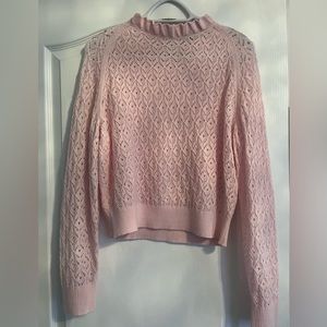 Maje baby pink knitted sweater (the cutest!) maje size 2/small